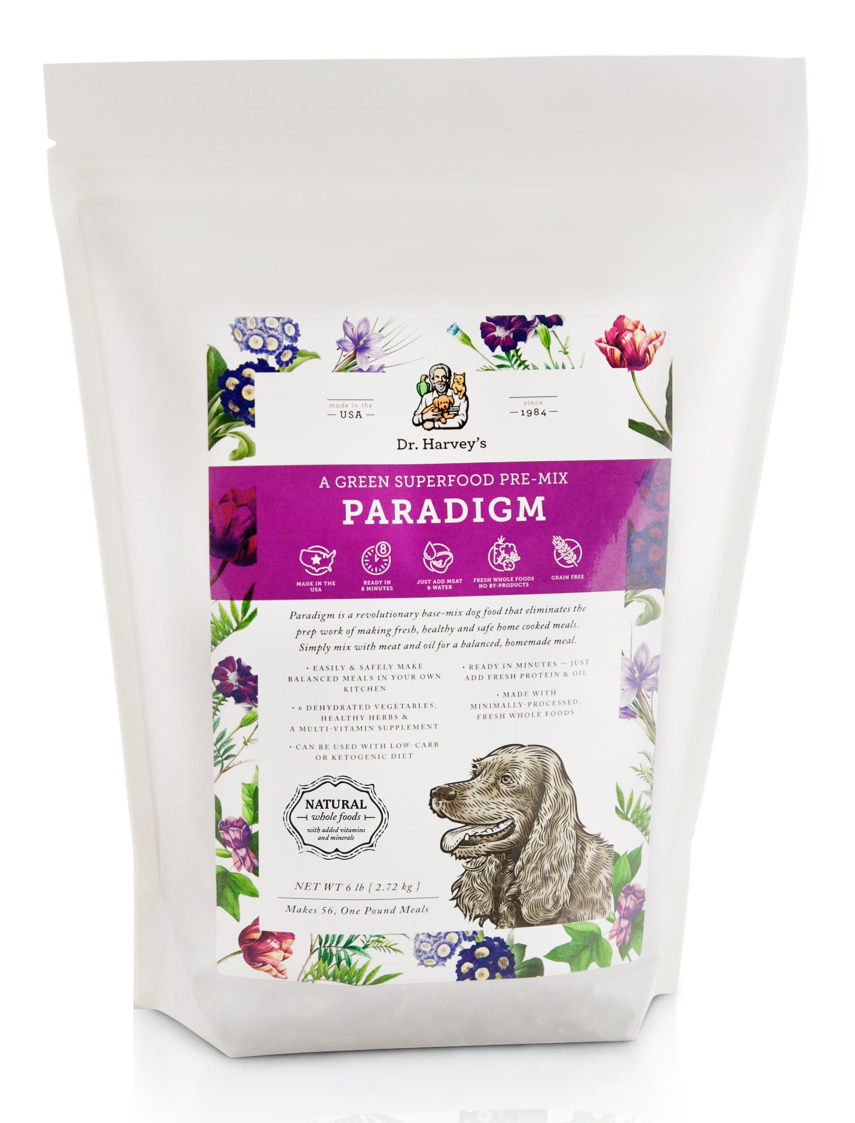 Paradigm Low-Carb Dog Food Base Mix – Dr. Harvey's