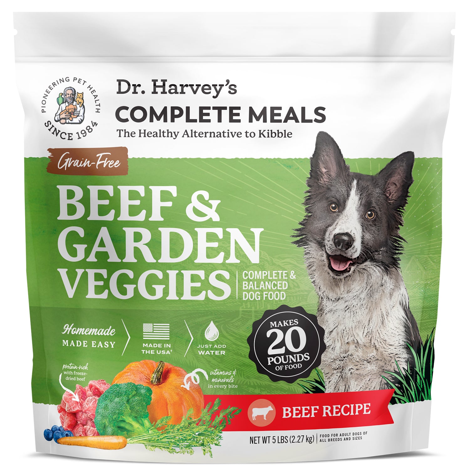 Garden Veggies Grain-Free Homemade Dog Food – Dr. Harvey's