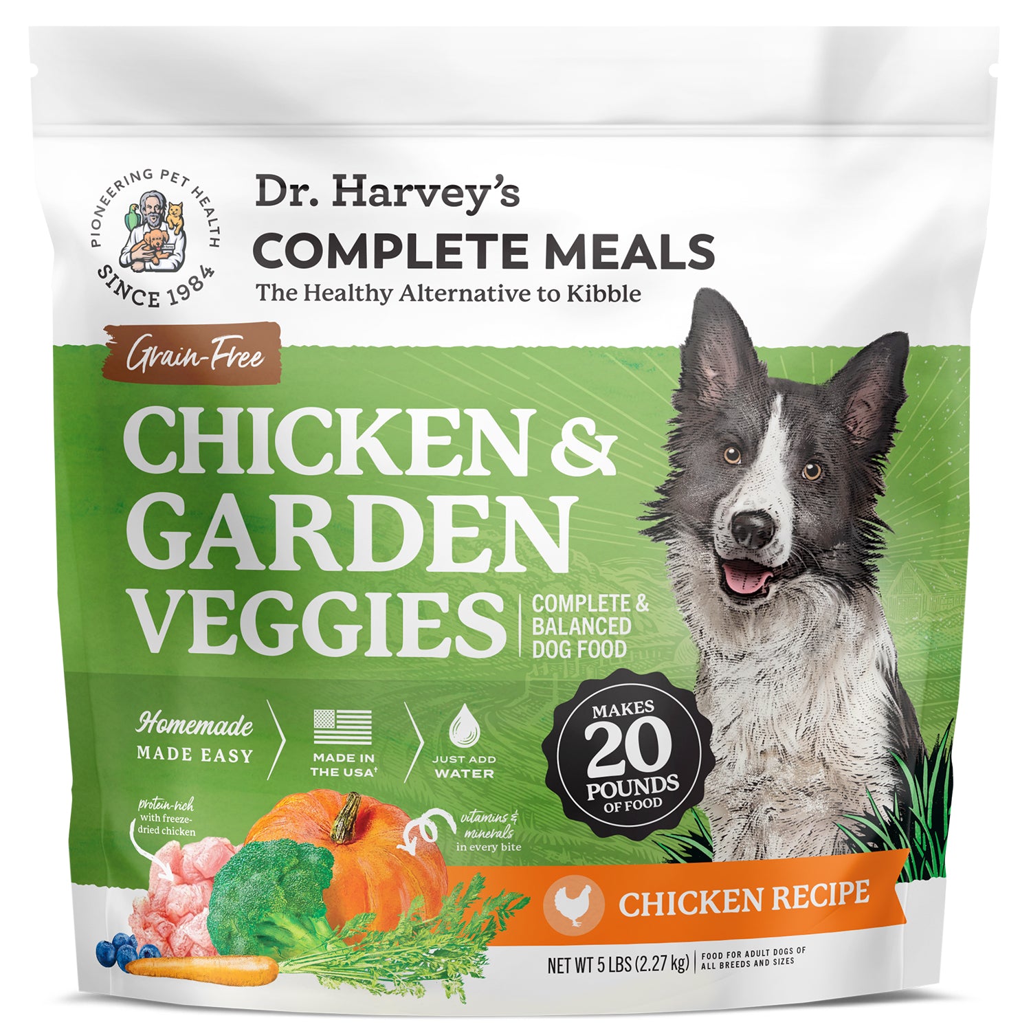 Garden Veggies Grain-Free Homemade Dog Food – Dr. Harvey's