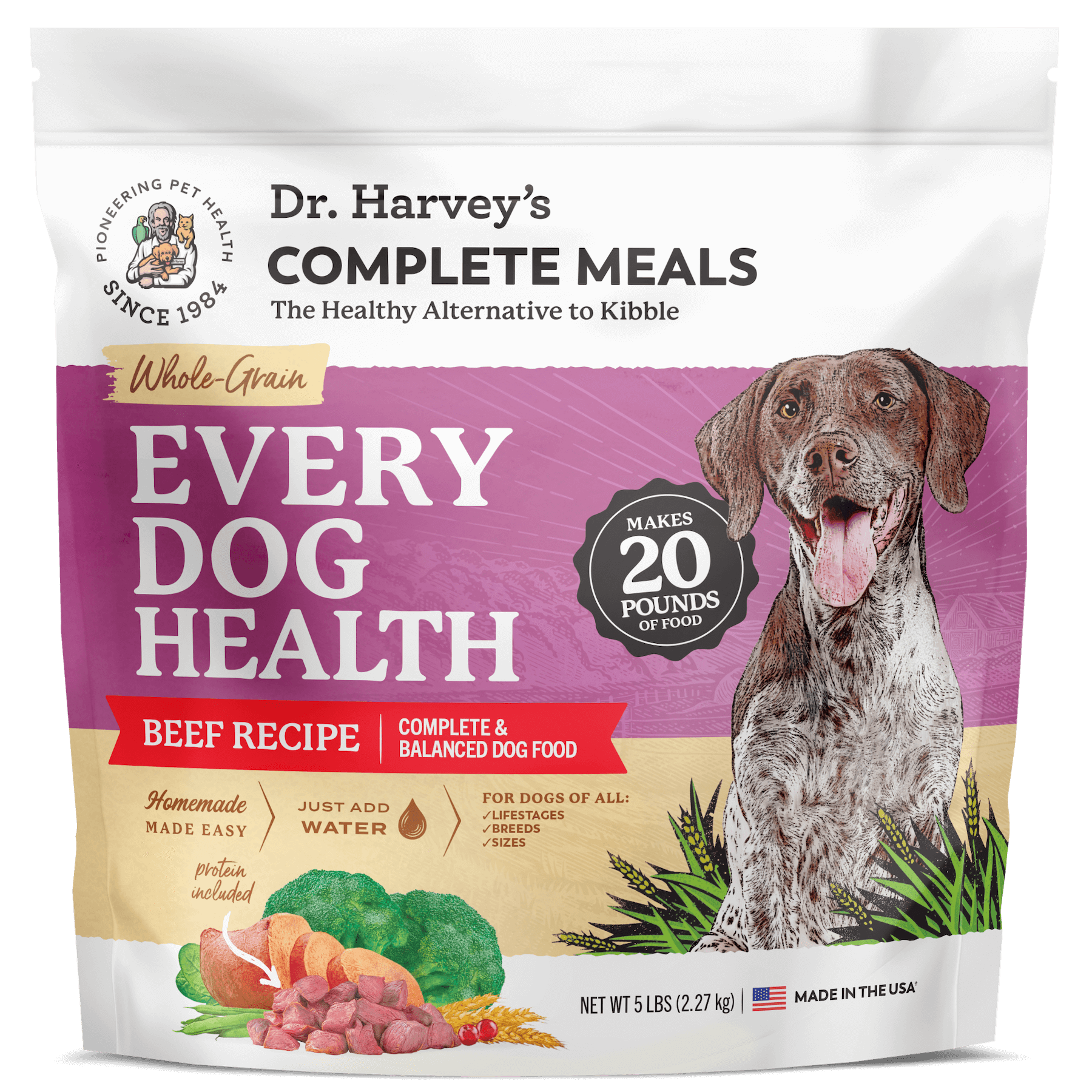 Every Dog Health Whole-Grain Homemade Dog Food – Dr. Harvey's