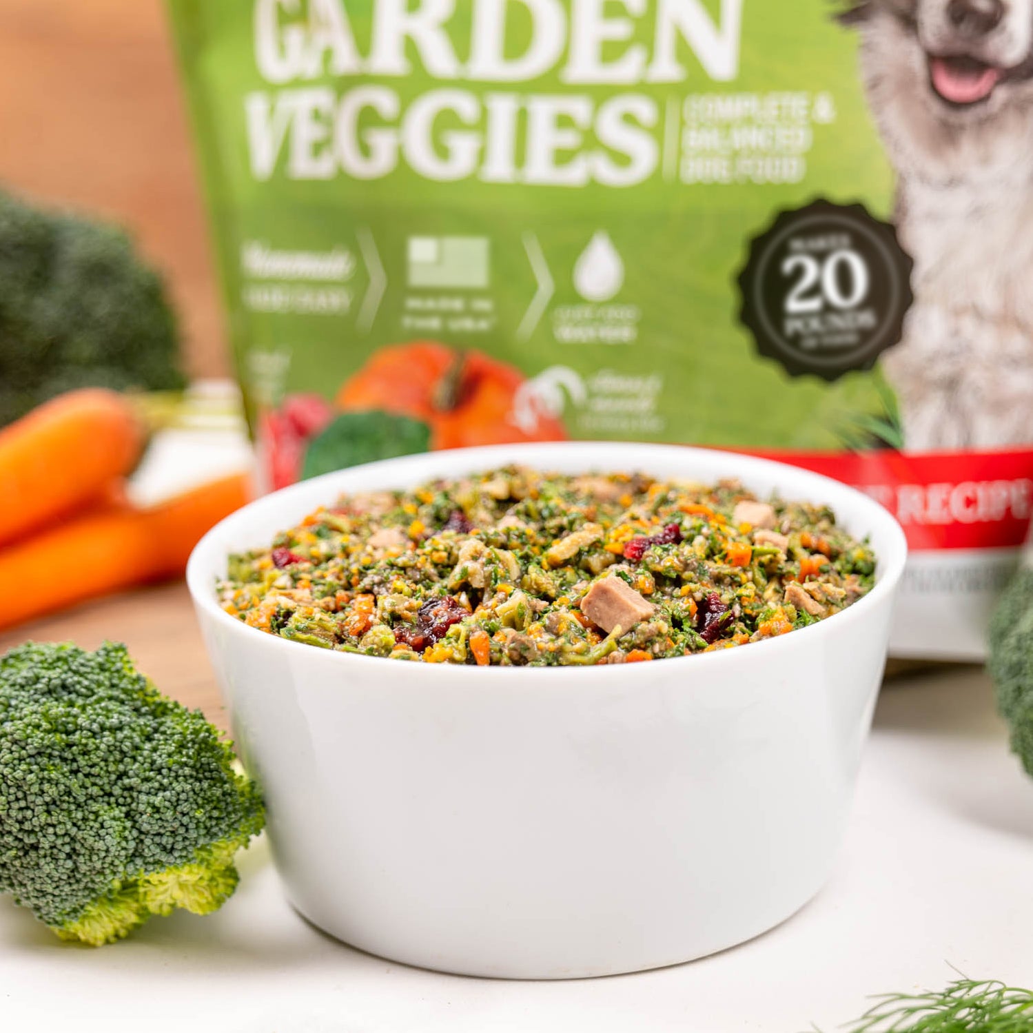 Garden Veggies Grain-Free Homemade Dog Food – Dr. Harvey's