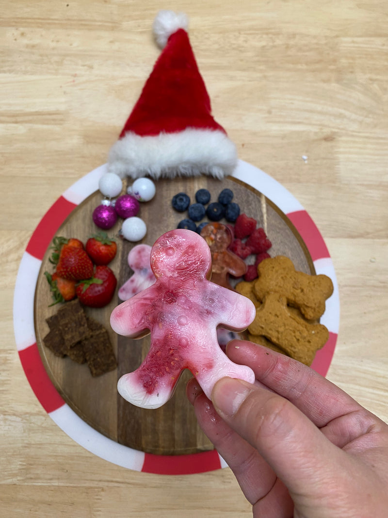 Frozen Gingerbread Treats x Barkuterie Board