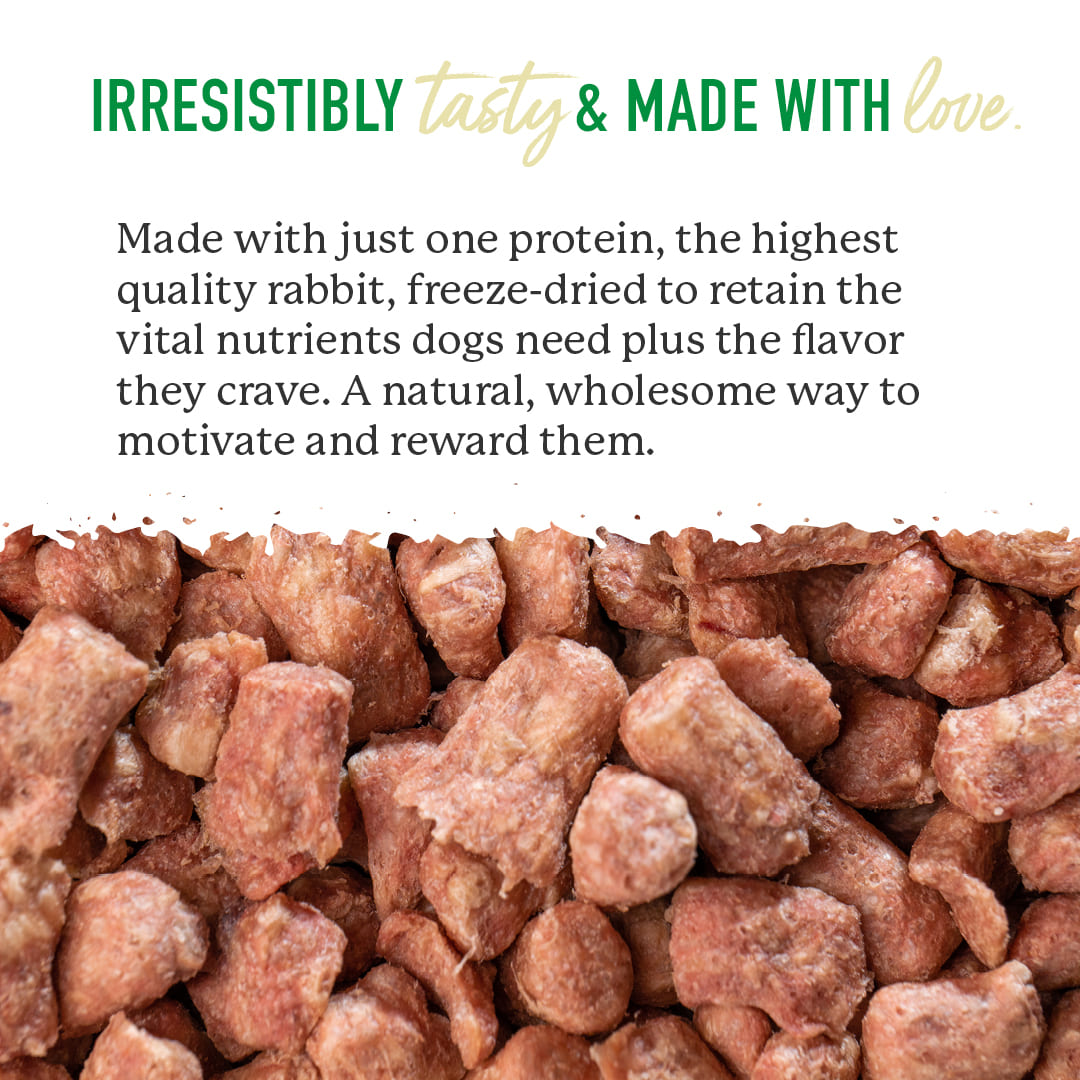 Fresh Bites Rabbit Rabbit Bites Freeze-Dried Dog Treats – Dr. Harvey's
