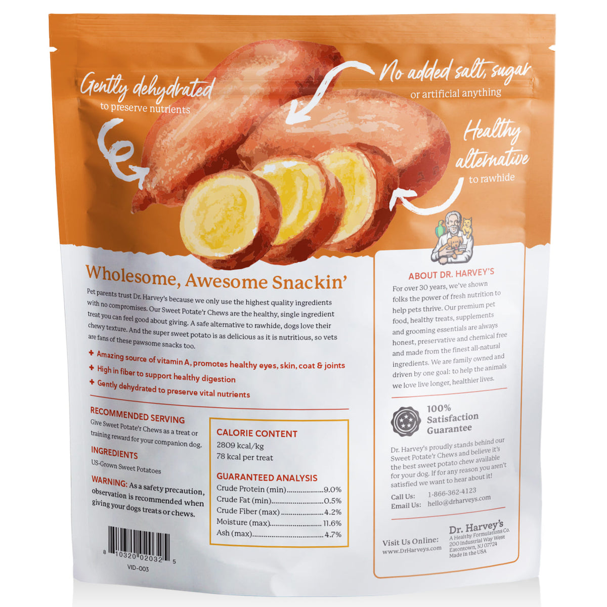 All Natural Sweet Potato Dog Treats – Honey Coated, Made In USA, No Chemicals Or Additives 10 thumbnail image